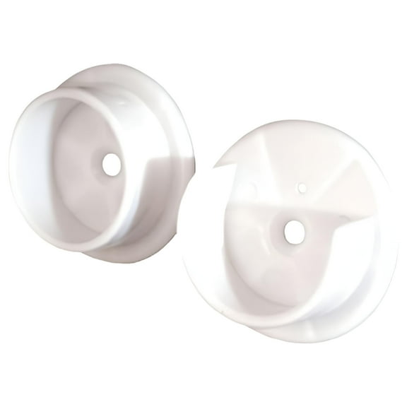 Prime-Line n 6568 Closet Pole Sockets, 1-3/8 in., Plastic, White