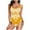 Yellow, variant on Clearance under 10 Ladies Fashion Multicolor Pattern Print Bikini Back Cutout Sling Women Piece One-Piece Swimsuit Yellow, 2XL
