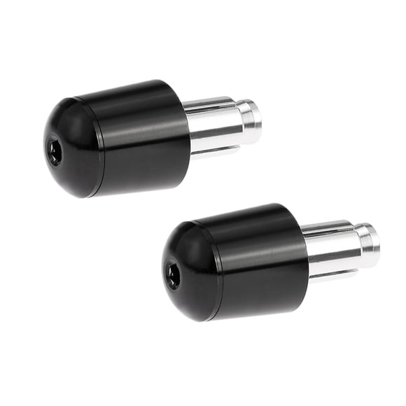 Pair of Universal Motorcycle Motorbike Aluminum Handlebar Bar Ends Plugs Grip Caps