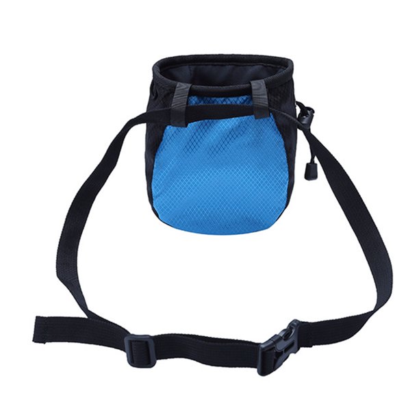 Bolsa De Polvo De Magnesio Bolsa de tiza Bolsa de almacenamiento de cinturón ajustable Resistencia al desgarro para fitness (Azul) Sywqhk Para Estrenar
