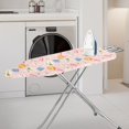 thumbnail image 2 of HELLHERO Ironing Cover Protector Non-Slip 15x54 Inch Ironing Board Cover Protection Covers Quick Install Elastic Edge, Christmas Rabbit and Carrots, 2 of 4
