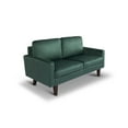 thumbnail image 5 of Tcbosik 58.3" Modern Upholstered Sofa, 2-Seat Couch with Solid Wood Frame, Loveseat for Bedroom, Living Room, Green, 5 of 9
