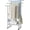 Silver, variant on 3-Tier Freestanding Towel Rack with Shelf, 40-Inch Tall Floor Standing Drying Rack for Pool, Bathroom, and Outdoor Use, Bronze Metal Finish