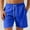 Pants-148Blue, variant on Shorts for Men Casual Elastic Waist Drawstring Solid Color Pockets Sweat Shorts Breathable Cotton Shorts Lightweight Summer Beach Daily Wear