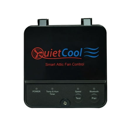 Smart Attic Fan Control - Thermostat and Humidistat - App Control - Built-in Presets - Fire Safety Shut-off - Perfect Replacement for Existing Attic Fan Thermostats