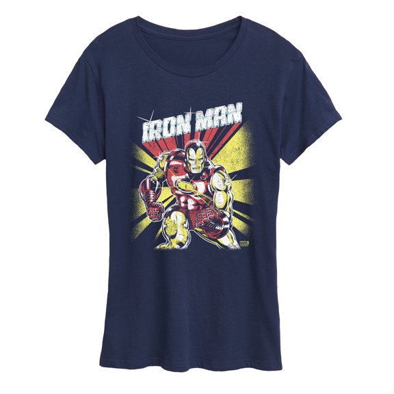 Iron Man - Retro Poster Women's Short Sleeve Graphic T-Shirt