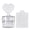 love-large, variant on Reusable French Manicure Stamp with Detachable Floral/Heart Patterns & Flexible Silicone Stamper