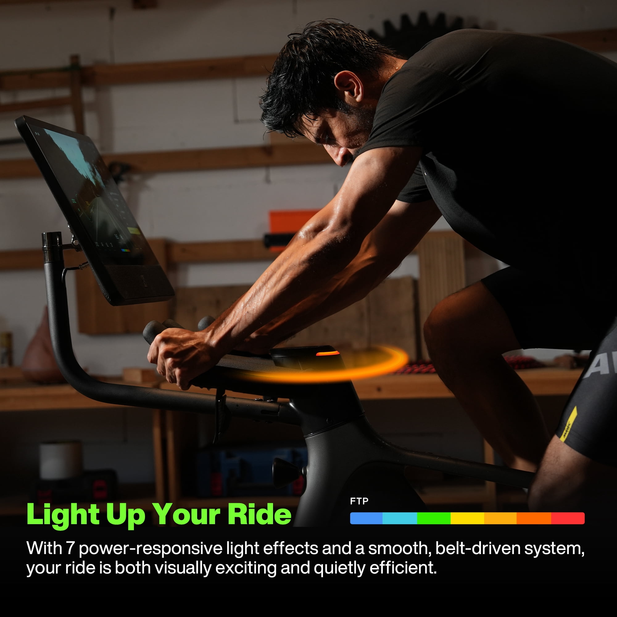 VeloNix Exercise Bike, Smart AI Fitness Bike with Personalized Fitness Courses & Online Cycling Coaching, 21.5" Screen, Solid Design, Low-Noise Cycling Bike, Stationary Bikes for Indoor Gym