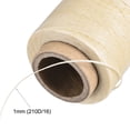 thumbnail image 4 of Uxcell 186 Yards 210D/1mm Leather Sewing Thread Polyester Waxed Cord, Wheat, 4 of 5