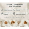 thumbnail image 5 of Soimoi Cotton Canvas Fabric by 5 Yard | Printed Geometric Design in White | 56 Inch Wide | Medium Weight, Durable Material for Upholstery, Bags, Curtains & Crafts, 5 of 7
