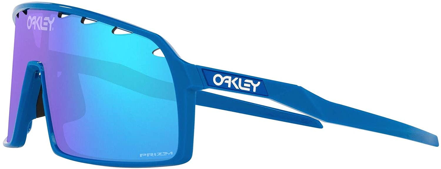 Oakley Athletic Sutro Prizm Snow Sapphire Shield Sunglasses