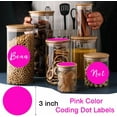thumbnail image 2 of Target Dots Round Pink 3inch Color Coding Dot Labels Large Stickers Target Repair Circle Inventory Stickers 250pcs, 2 of 7
