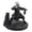 Silver, variant on Alien Ninja Warrior Desktop Figurine - Halloween Gothic Resin Table Decor - Home Garden Decor for Office Bedroom Party (Size 3.35 Inches)