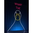 thumbnail image 3 of Glowneon What The Duck Neon Signs, Animal Wall Decor, Duck Lover Gift, 3 of 4