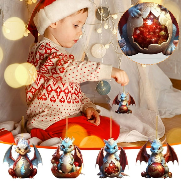 Vikakiooze Christmas Decorations Outdoor Christmas Tree Ornament 2024 Christmas Ornament 2024 2D Acrylic Christmas Pendant Hanging Ornaments For For Christmas Tree Holidays Party Car Home Decor