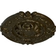 thumbnail image 3 of Ekena Millwork 16 3/8"OD x 1 3/4"P Southampton Ceiling Medallion (Fits Canopies up to 2 3/4"), Hand-Painted Green Gold, 3 of 6