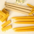 thumbnail image 3 of 12 Pack Beeswax Taper Candles with 10in, 3 of 10