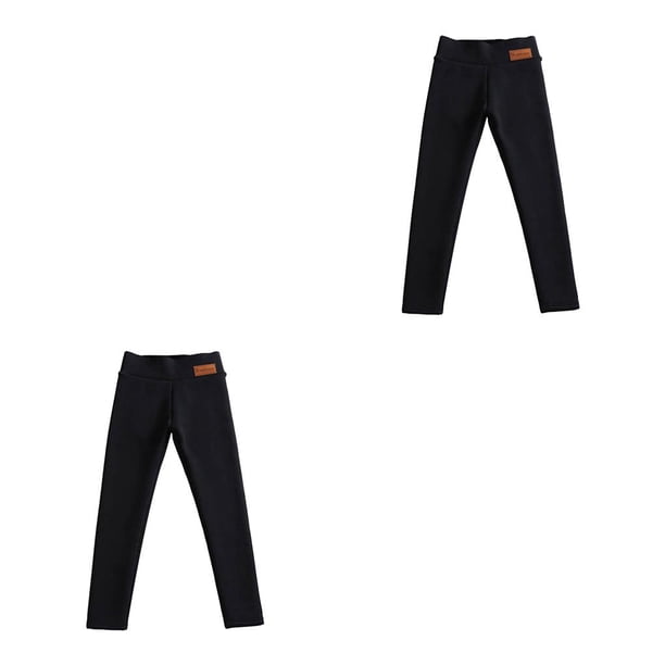 Leggings Greeniant cálidos con forro polar para mujer gruesos invierno XL Negro SG 2Conjunto
