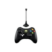 Microsoft Xbox 360 Wireless Controller and Play & Charge Kit - Gamepad - wireless - black - for Microsoft Xbox 360