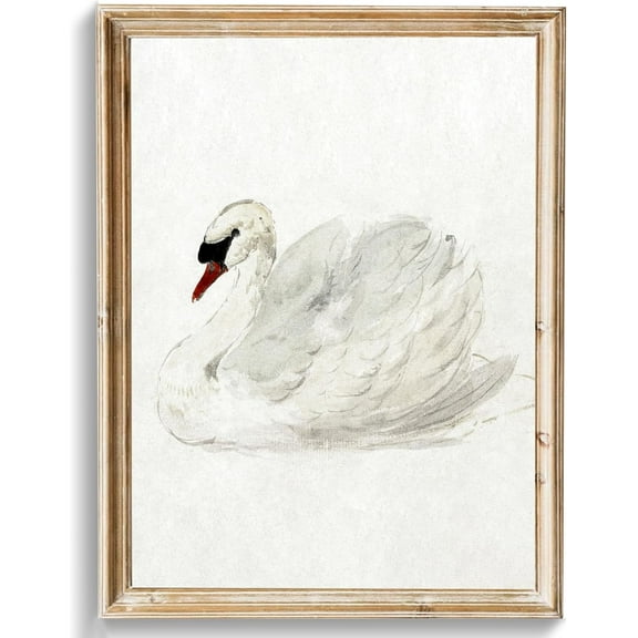 Vintage Wall Art, Classical Wildflower Field Wall Painting Canvas Prints Farmhouse Wall Art French Country Wall Decor Vintage Landscape Art Pictures for Bathroom Kitchen Decor