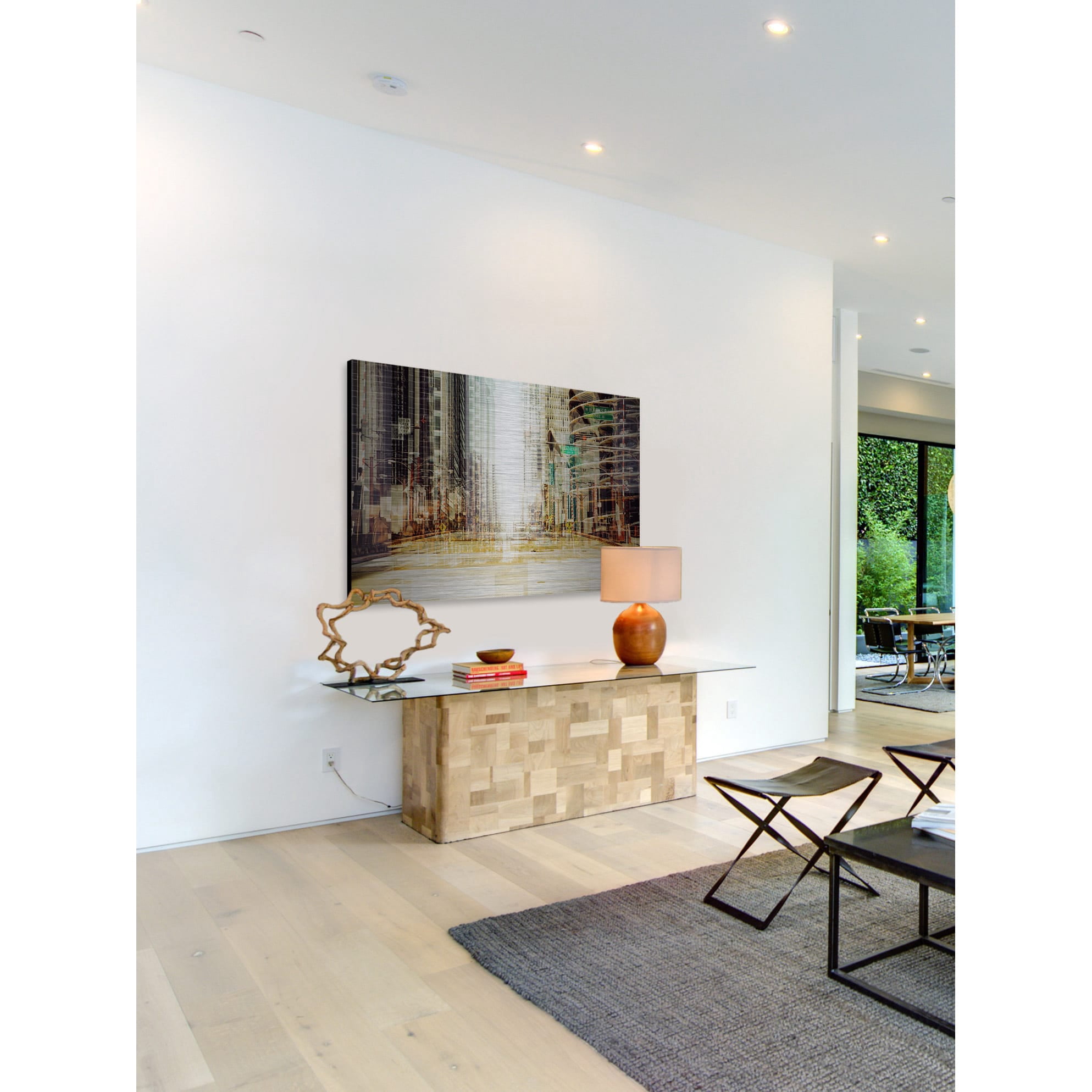 "Luminous" Painting Print on Brushed Aluminum