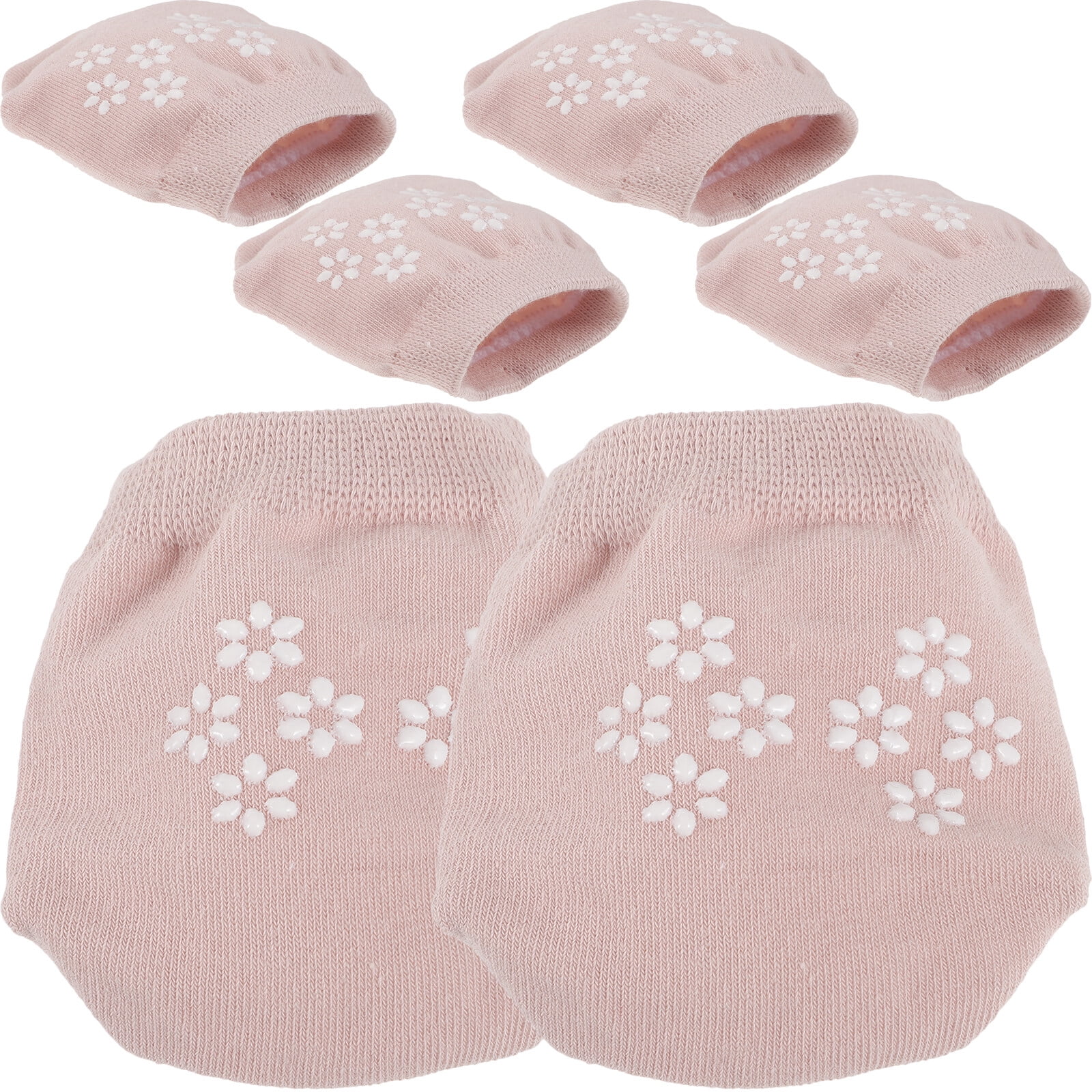 Half socks 6 Pairs of Breathable Half Socks Antiskid Forefoot Socks Seamless Half Socks