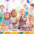 thumbnail image 5 of Adornos coloridos para cupcakes de feliz cumpleaños, para suministros de decoración de mesa de postres para fiestas, 5 of 5
