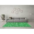 thumbnail image 3 of Ahgly Company Indoor Round Persian Green Bohemian Area Rugs, 4' Round, 3 of 4