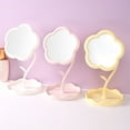 thumbnail image 7 of TERGAYEE Desktop Beauty Mirror, Flower-Shaped Makeup Mirror for Desk Vanity Mirror for Bedroom,Living Room and Minimal Spaces Room, 7 of 7