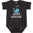 thumbnail image 3 of Inktastic Just Arrived Baby Boy Whale Boys Baby Bodysuit, 3 of 5