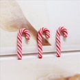 thumbnail image 2 of 20 Piezas Navidad Bastón Rojo Accesorios de Joyería de Cerámica Suave Año Bastón de Caramelo Decoración del Hogar, 2 of 5