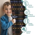thumbnail image 3 of Blackout Kids Curtains,Colorful Geometric Striped Pattern Childrens Insulated Curtains Set Of 2,Bedroom Essentials,Toddler Room Decor 52x84in(132x213cm), 3 of 5