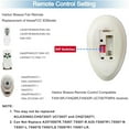 thumbnail image 2 of New 35T WiFi Ceiling Fan Remote Dimmer with Single Receiver for Harbor Breeze Hunter Hampton Bay, 2 of 4