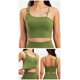 thumbnail image 3 of Sujetador de ropa de yoga Amino dorado reciclado respetuoso con el medio ambiente para mujer, ropa interior deportiva con espalda bonita, ropa deportiva desnuda WERSEON Modelo, 3 of 6