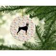 thumbnail image 2 of Doberman Pinscher Merry Christmas Ceramic Ornament 2.8 in x 2.8 in, 2 of 3