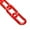 Red, variant on Plastic Chain, 3/4 in x 50 ft, Black
