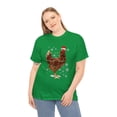 thumbnail image 4 of Chicken Christmas Santa Hat Lights Merry Xmas Tshirt, 4 of 12