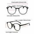 thumbnail image 5 of LANLANG 3 Pack Reading Glasses for women men with 3 Colors, Black/Red/Blue, Clear Lens, +1.50, 5 of 9