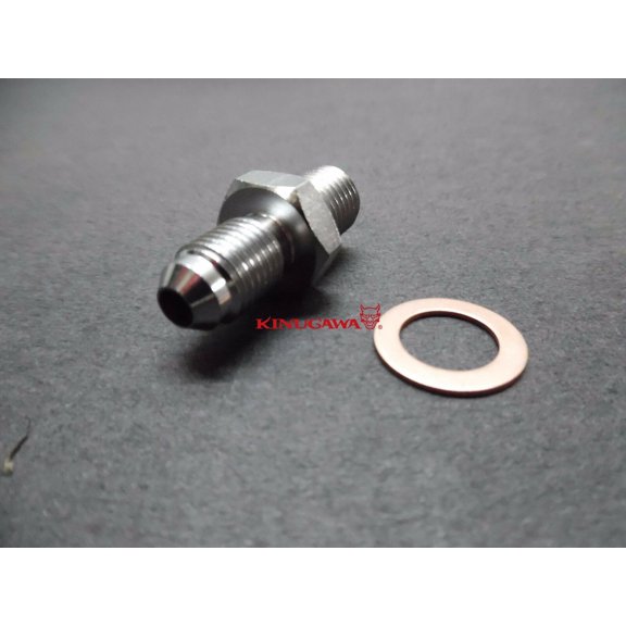 Turbo Coolant Adapter Fitting 4AN to M12x1.5 SAAB VOLVO TD04L TD04H TD04HL