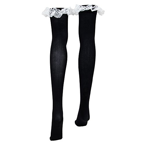 Opaque Nylon Thigh Highs Hosiery Adult
