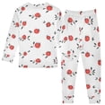 thumbnail image 2 of joogoo Ladybugs Leaves 2 Piece Long Sleeve Tee and Pants Cotton Pajama Set 4T, 2 of 7