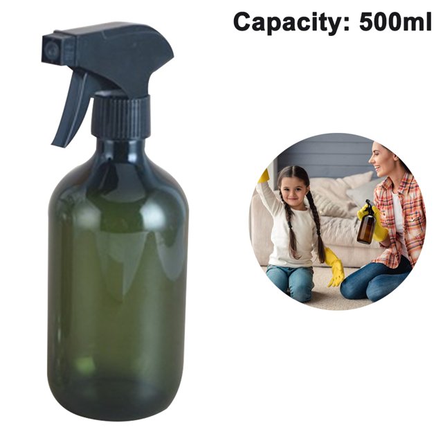 Plastic Spray Bottle, Empty Spray Bottles, Pets, Essential Oils, Cleaning Products - Black Trigger Sprayer with/Mist,Aromatherapy