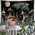 thumbnail image 2 of Hands DIY Tapestry Botanical Floral Wall Hanging Carpet with Accessories Package Wall Blanket Aesthetic Background Tapestry Home Decoration for Bedroom Living Room, 2 of 9