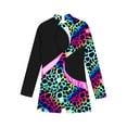 thumbnail image 5 of zdhoor Kids Girls Long Sleeves Gymnastics Leotards Shorts Dance Unitard Biketards Active Tumbling Black 10, 5 of 7