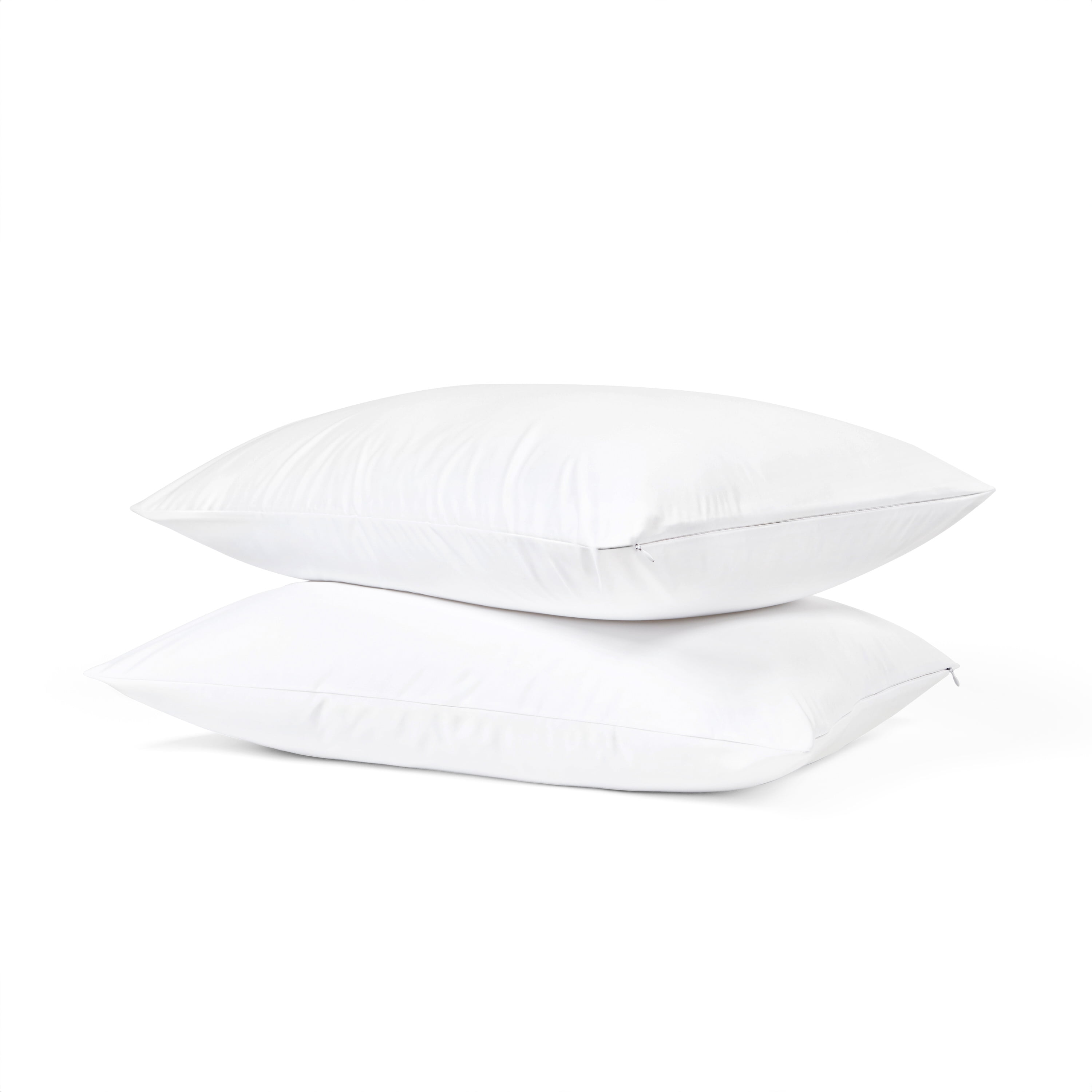 Noble Linens 2 Pack Pillow Protector - 100% Polyester Jersey Knit, King