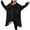 Black, variant on Giftesty Womens Homewear Clothing Women's Fashion Casual Solid Color Long Sleeve Robes