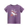 thumbnail image 4 of Abcomgle Halloween Shirts for Girls Size 7/8 Spooky Dinosaur Graphic T Shirts for Girls Crewneck Short Sleeve Tshirts for Kids Fall Funny Cute Tee Top Girls,11-12 Years, 4 of 4