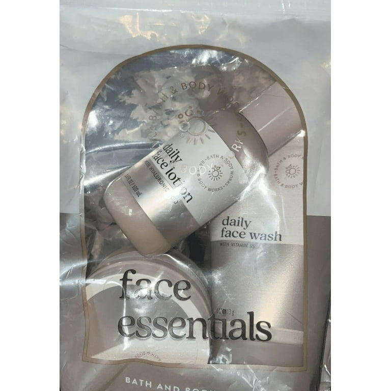 Bath and Body Works Face Essentials Gift Set 3 Pieces Daily Face