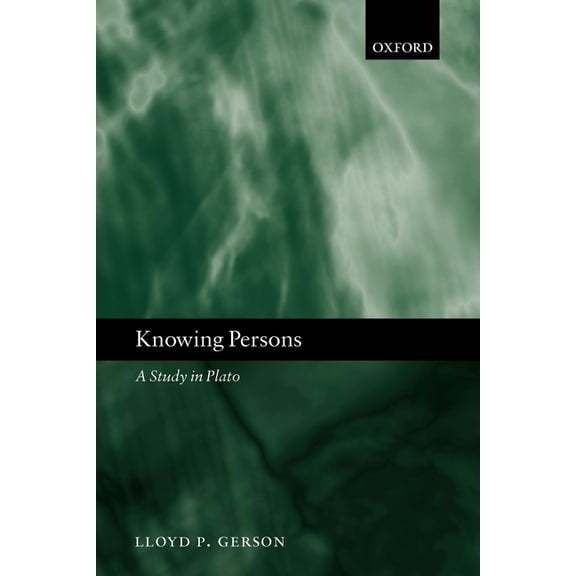 Knowing Persons: A Study in Plato, (Paperback)