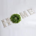 thumbnail image 6 of Adeeing Home Sign Wall Decor Wooden Home Letters with Artificial Wreath for Front Door, Living Room, Entry Way, Farmhouse, Vintage White, 6 of 8